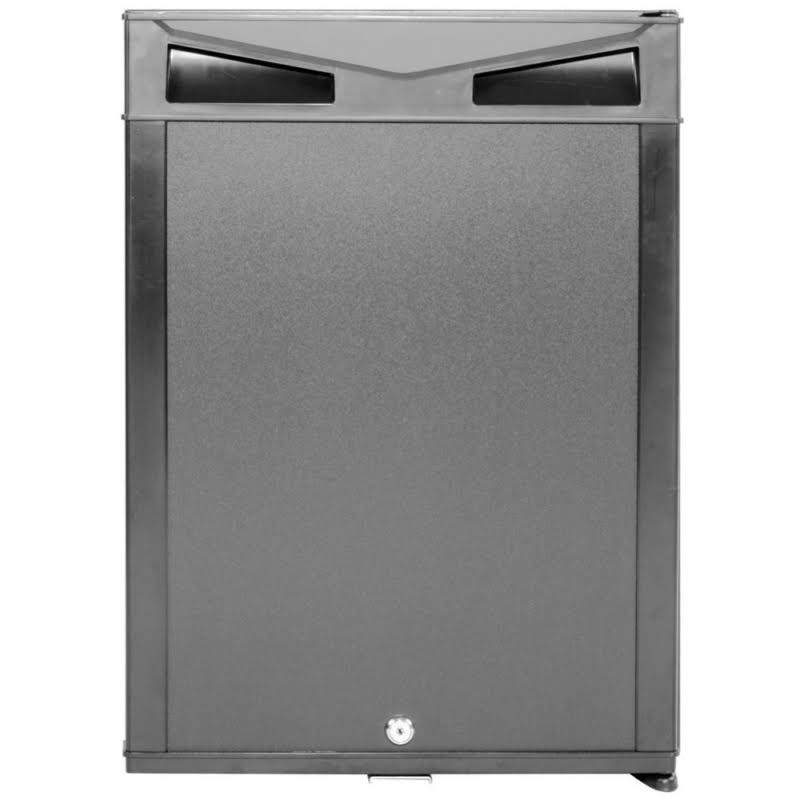 Black 30L Compact Absorption Minibar with Lock F86954