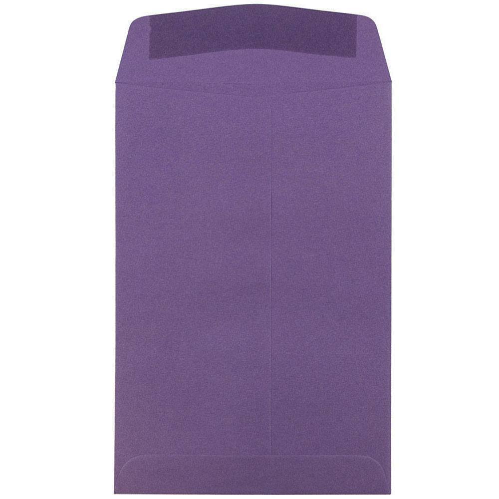 6 x 9 Open End Envelopes, Dark Purple, 1000/Carton W829447