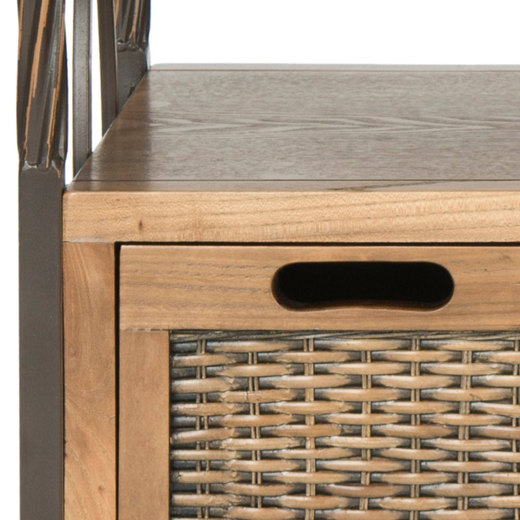 Oak 3 Drawer Console P4855