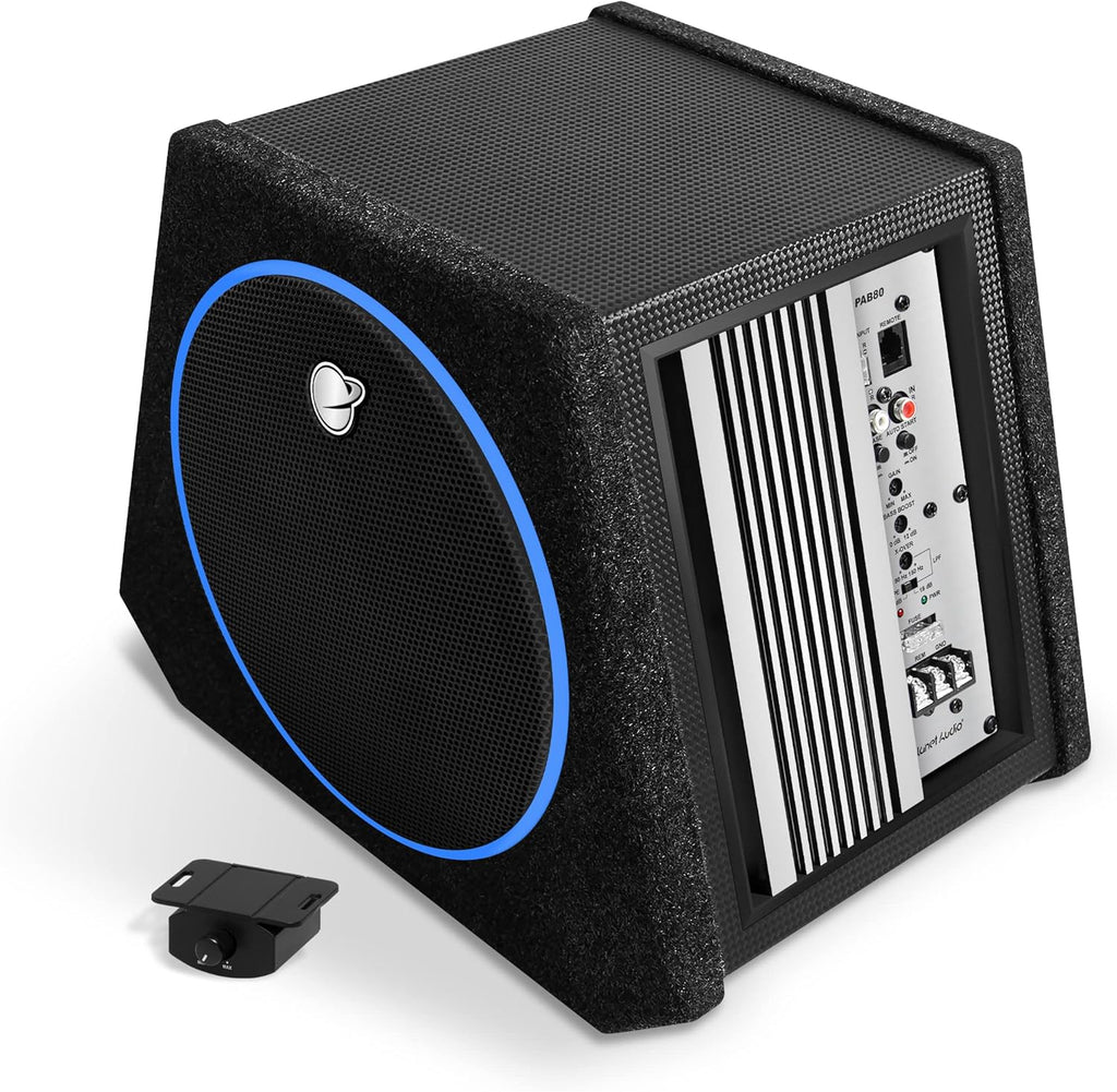 8 Inch Car Subwoofer and Amp Package with Passive Radiator Y15116
