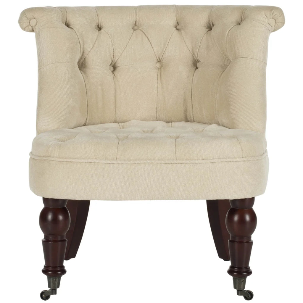 Tufted Chair Natural Cream R844824