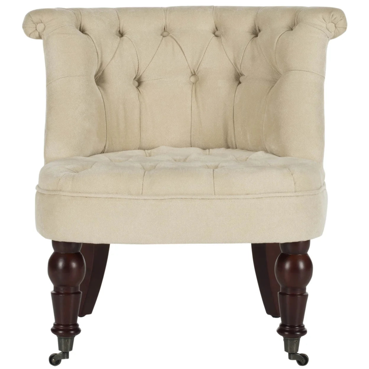 Tufted Chair Natural Cream R844824