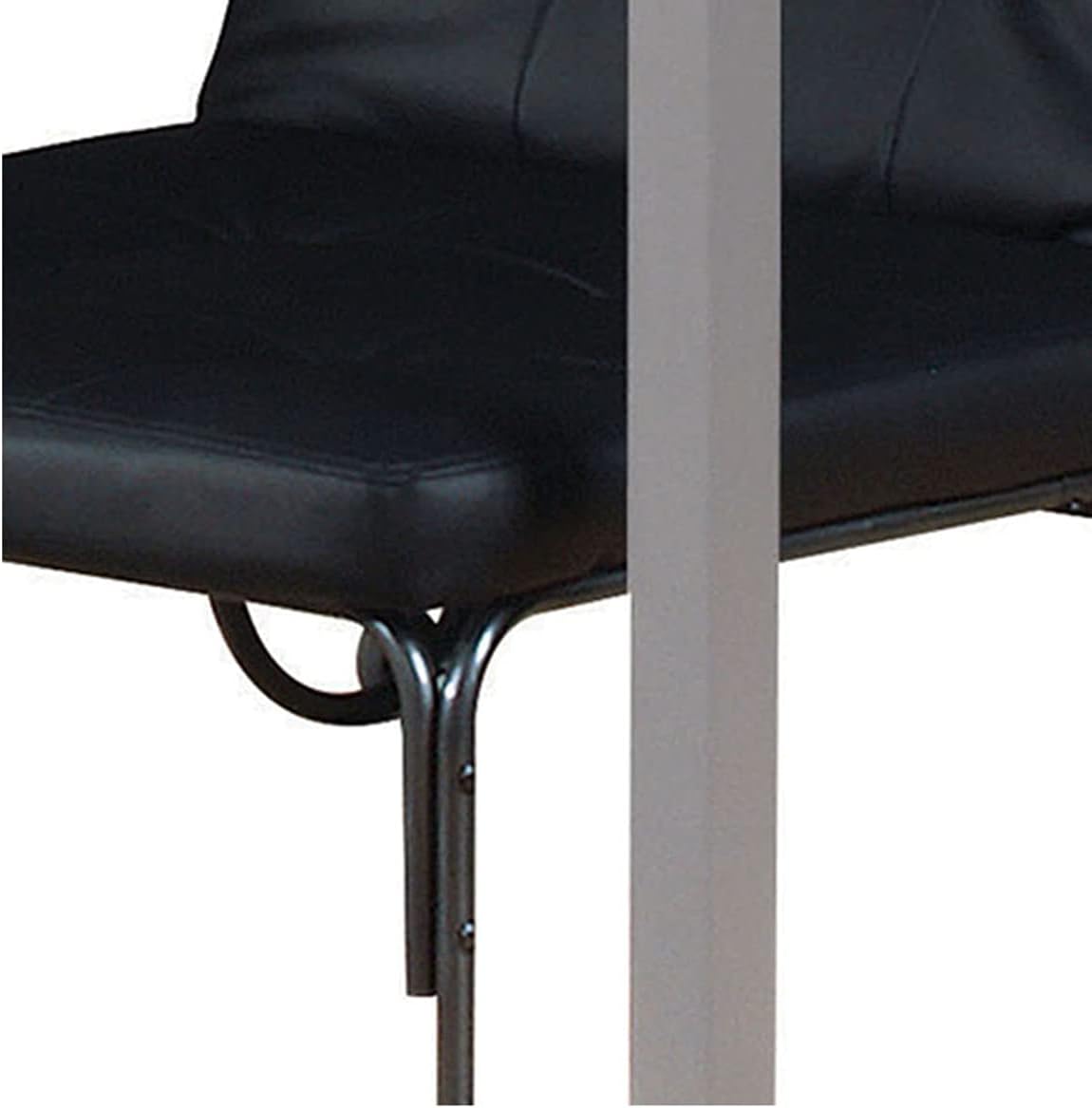 Silver And Black Futon Chair W58103