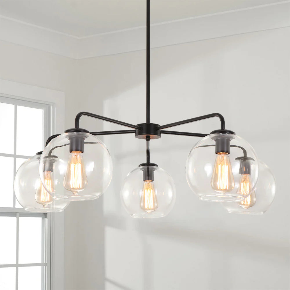 5-Light Dimmable Sputnik Sphere Chandelier H70580