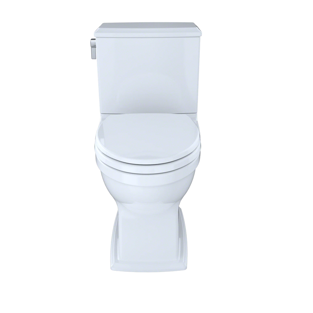 Cotton White Two-Piece Elongated Dual Flush Toilet H938