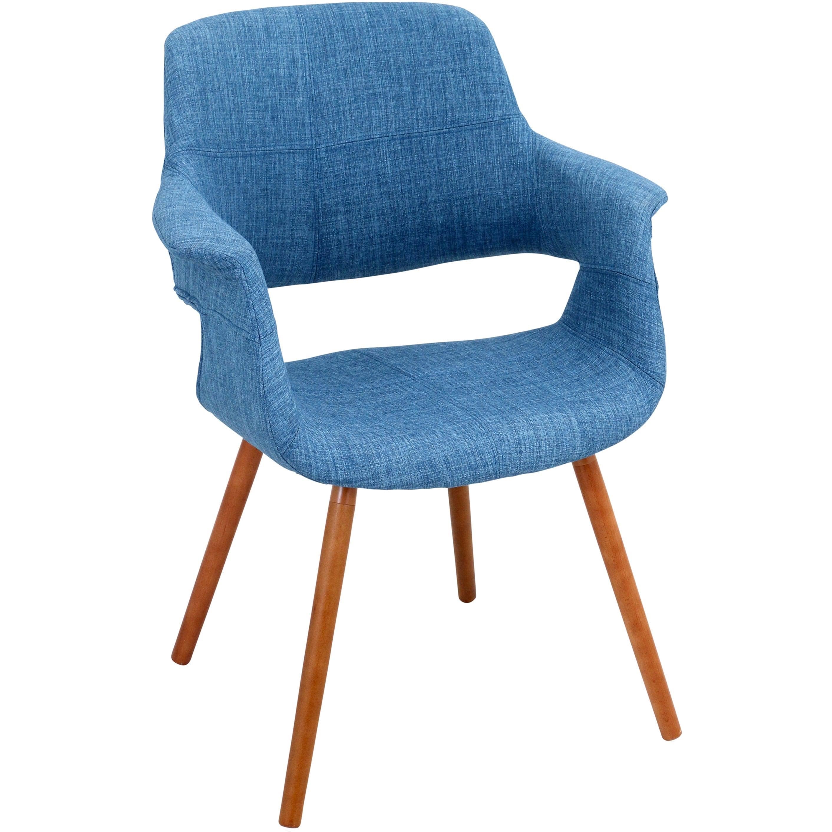 Blue Mid-Century Modern Accent Chair Z8494