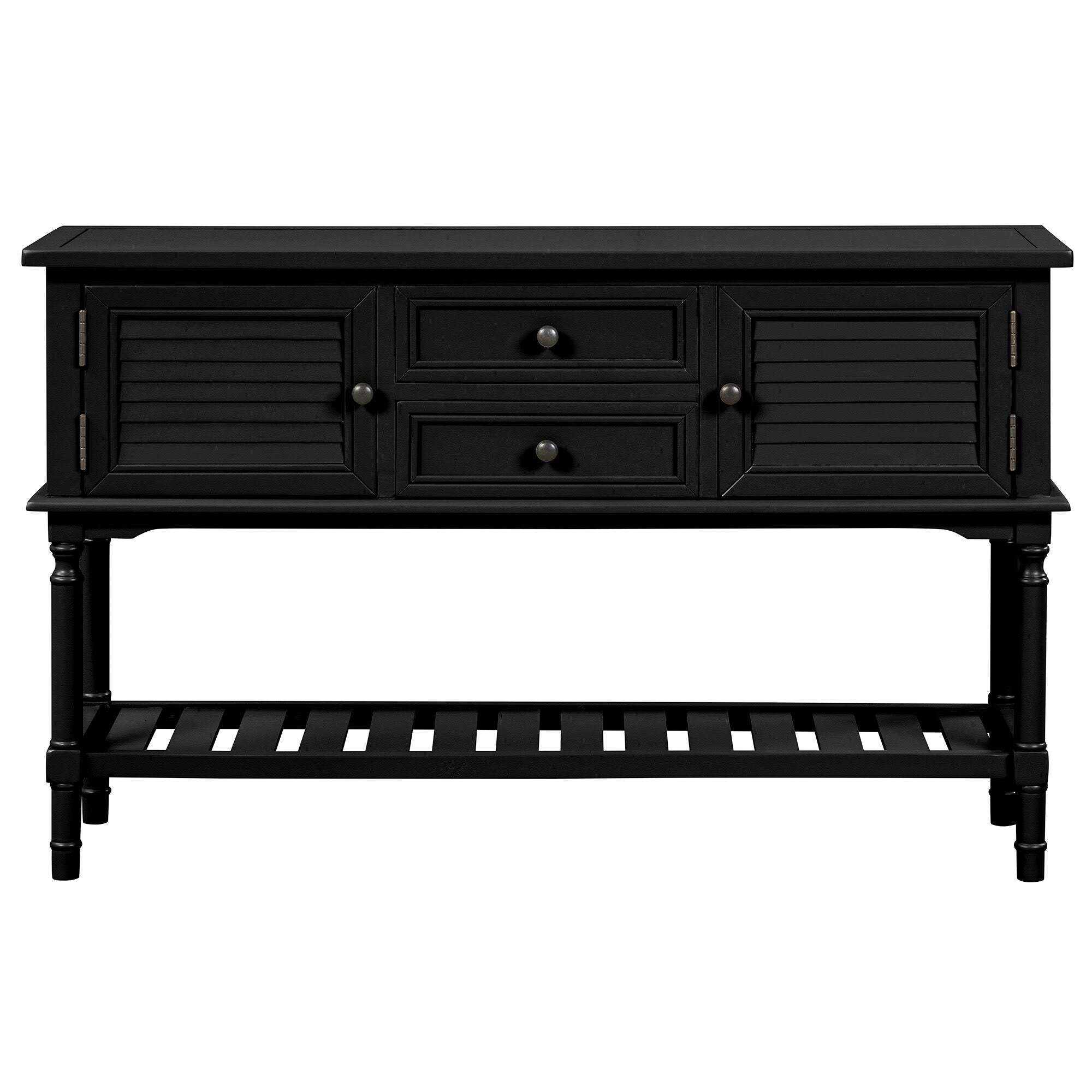 Black 47'' Sofa Table Console Table N496