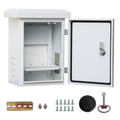 16x12x10 inches Galvanized Electrical Enclosure Box with 2 Shelves A17139