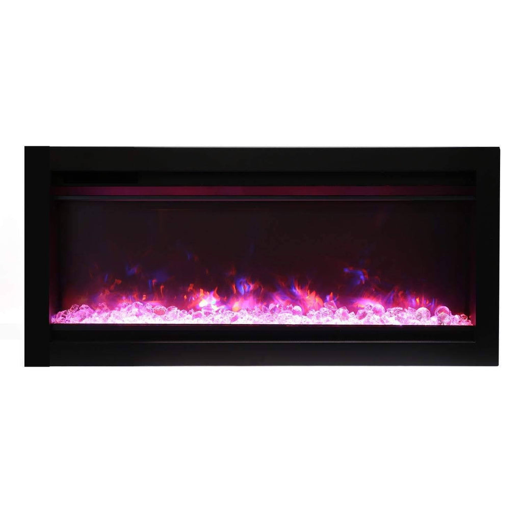 34 in. Electric Built-in with Glass Black Steel Surround J841