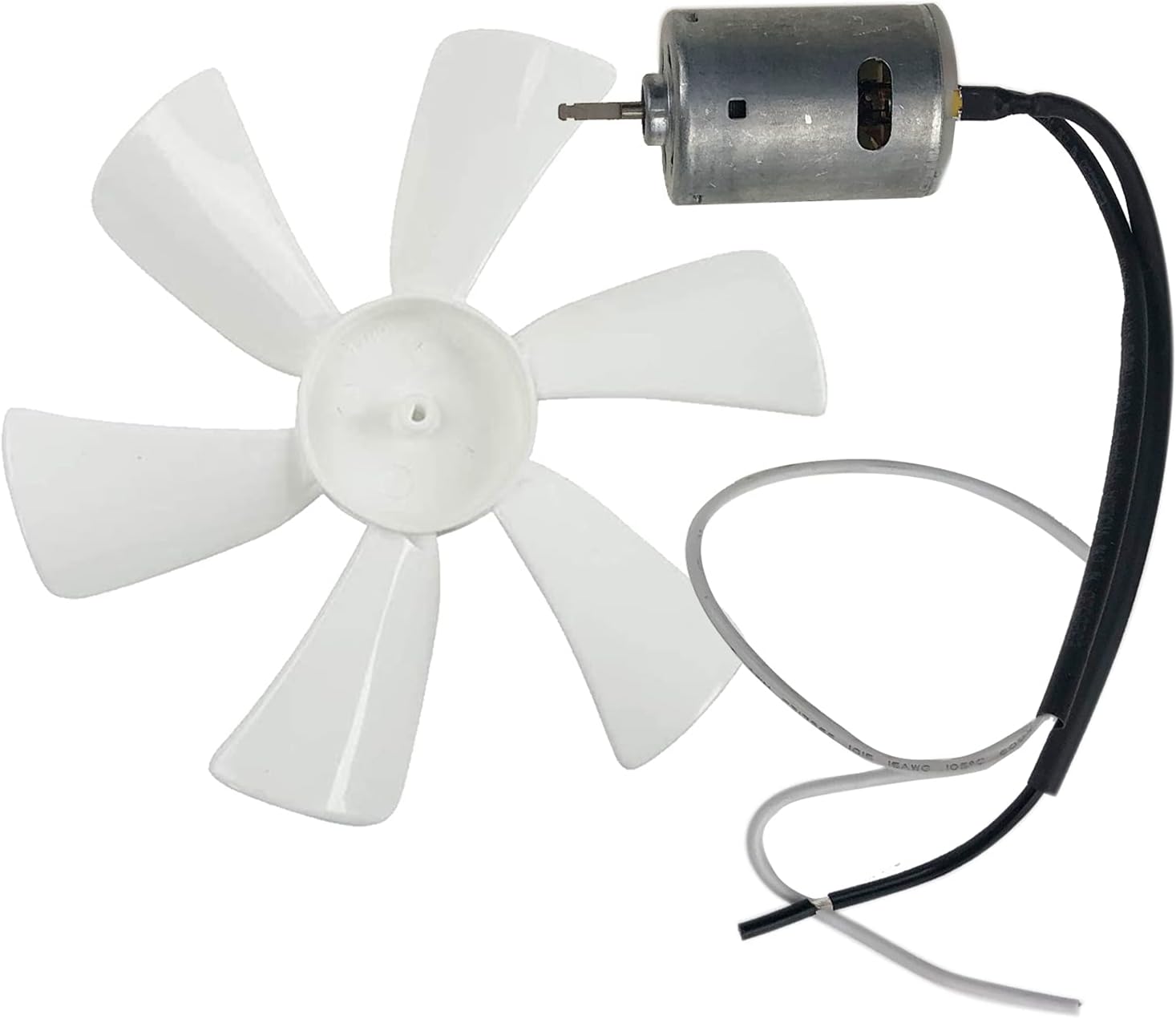 White Lid RV Roof Vent with 12V Vent Fan S5916