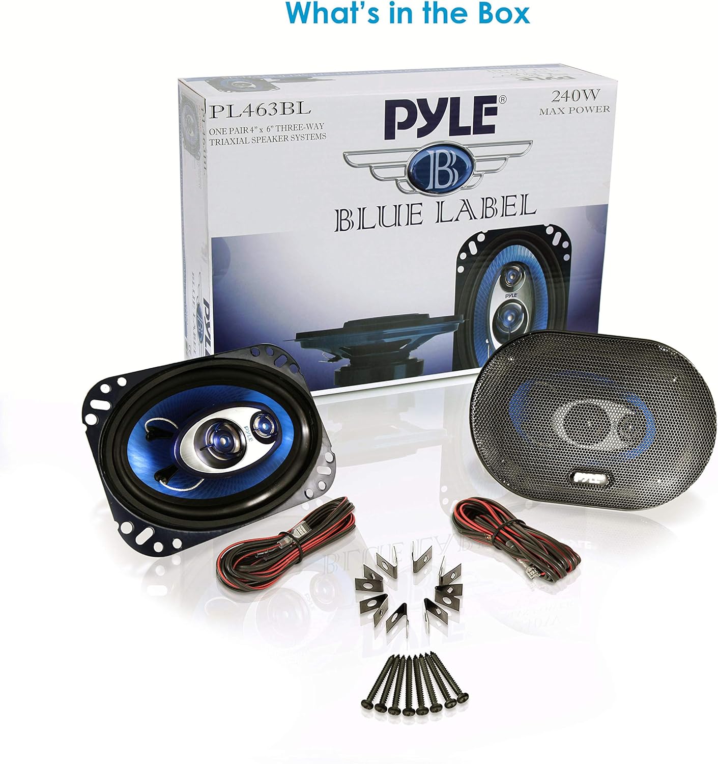 4'' x 6'' Three Way 240 Watt Car Speaker System K6929