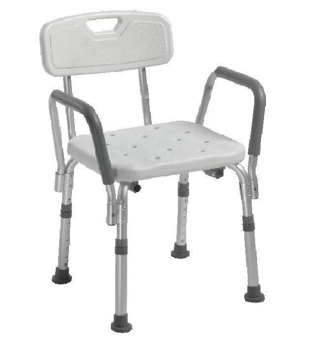 Shower Chair with Knock Down Back and Removable Padded Arms J5113