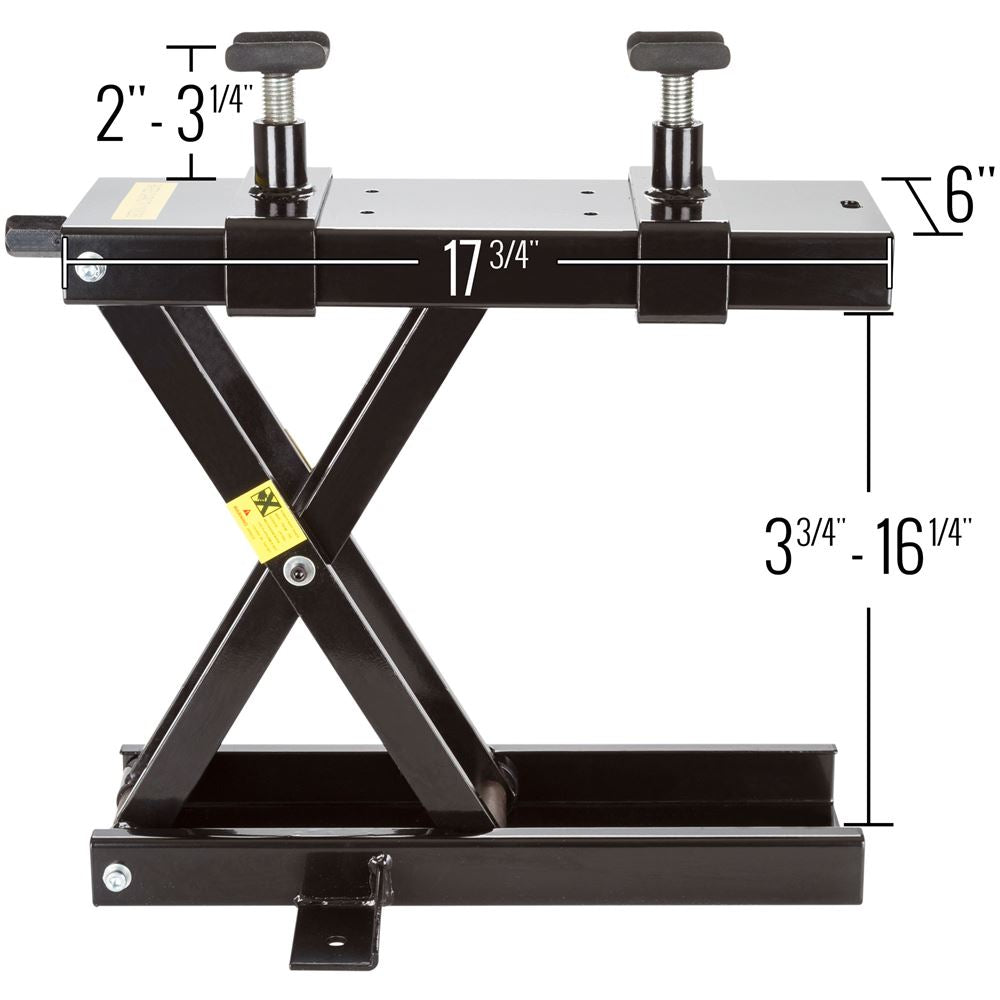 Extra-Long Motorcycle Lift Table with Center Jack O95540