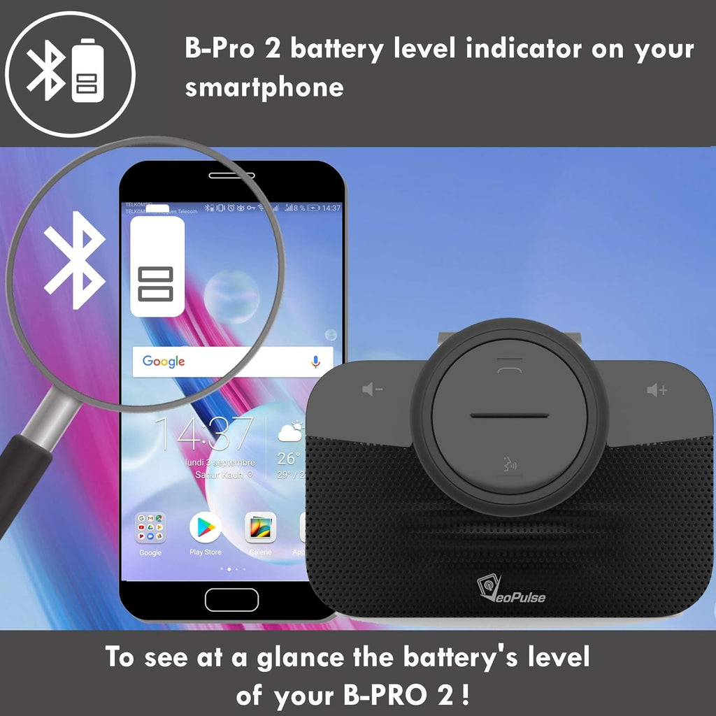 Car Speakerphone with Bluetooth, Pack of 2 U37346