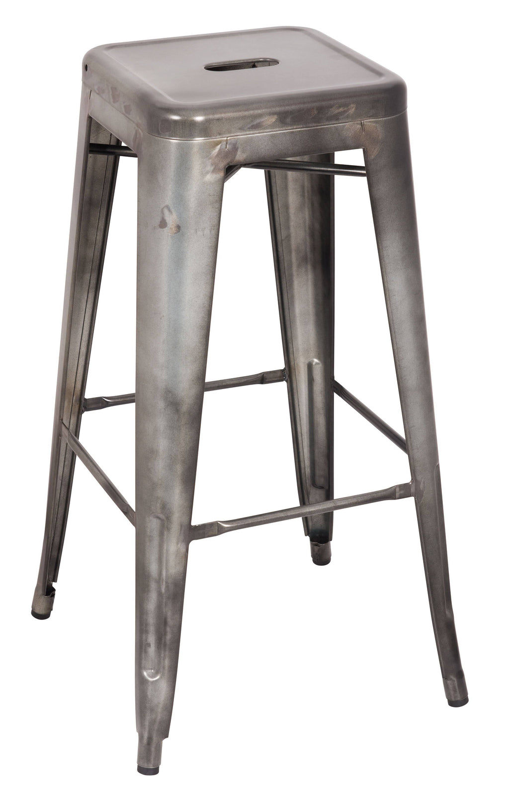 Antique Silver Bar Stool Set of 2 H929319