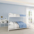Twin Over Full Standard Bunk Bed Frame White I290348
