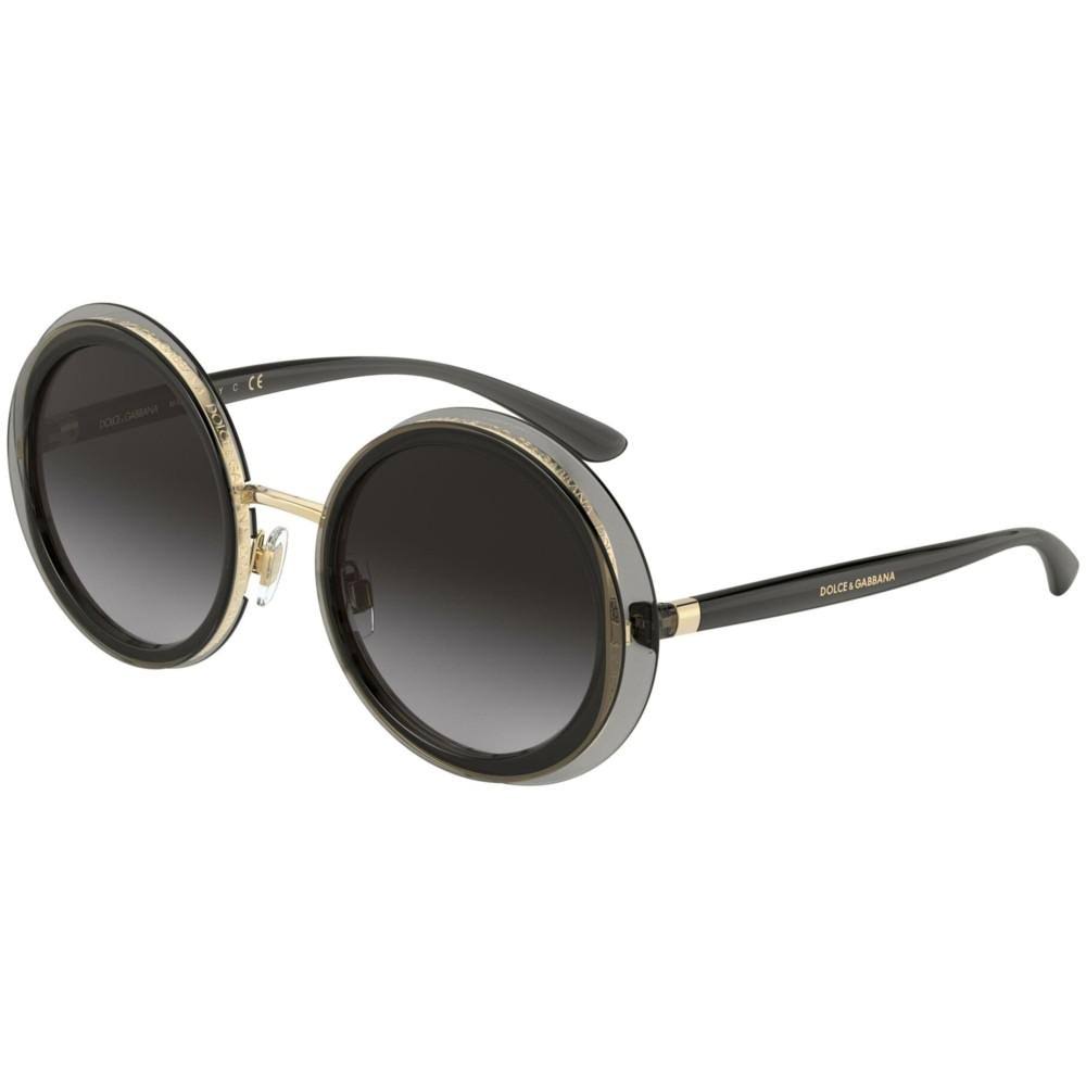 Transparent Grey Gold Sunglasses U644