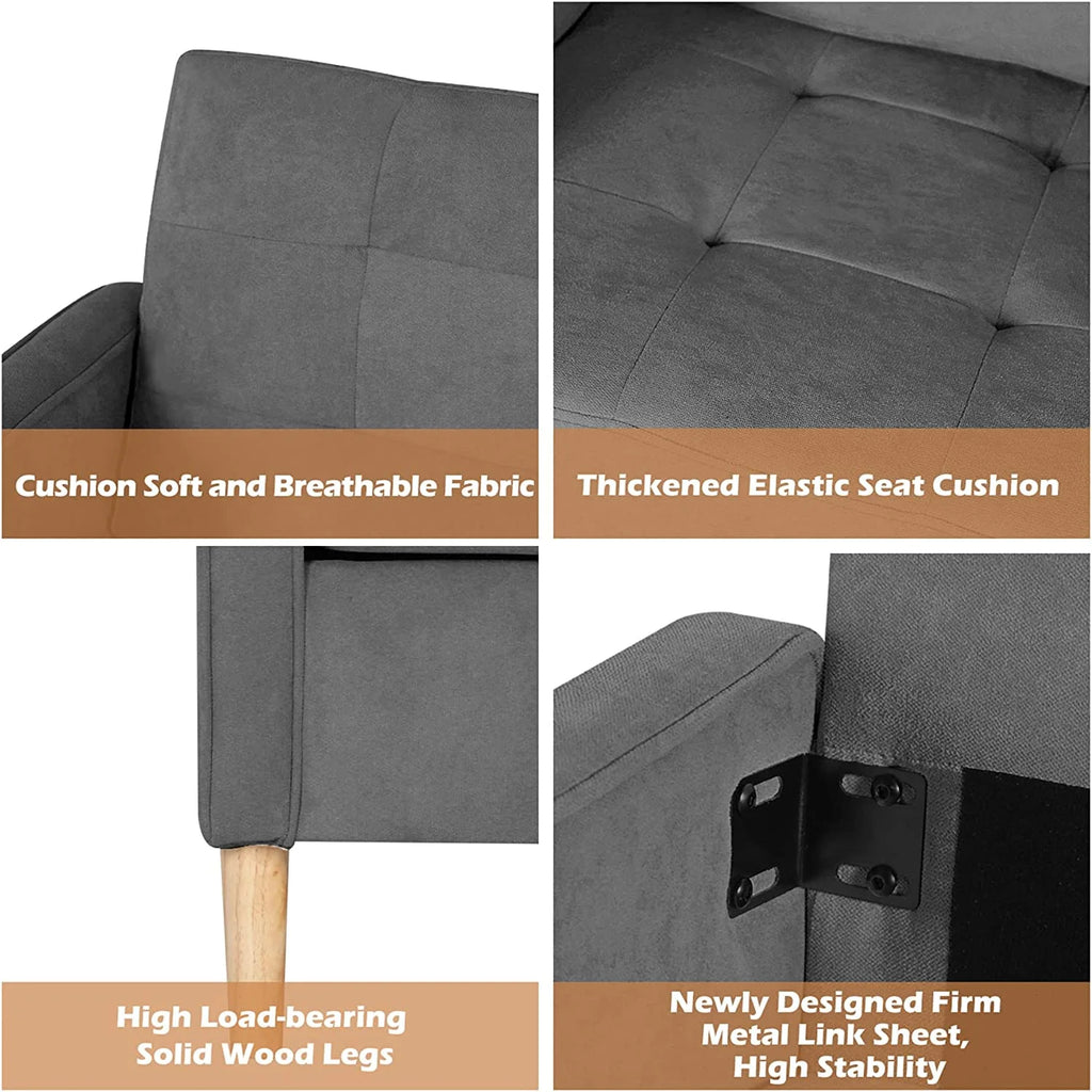 Grey Accent Arm Chair Y1370