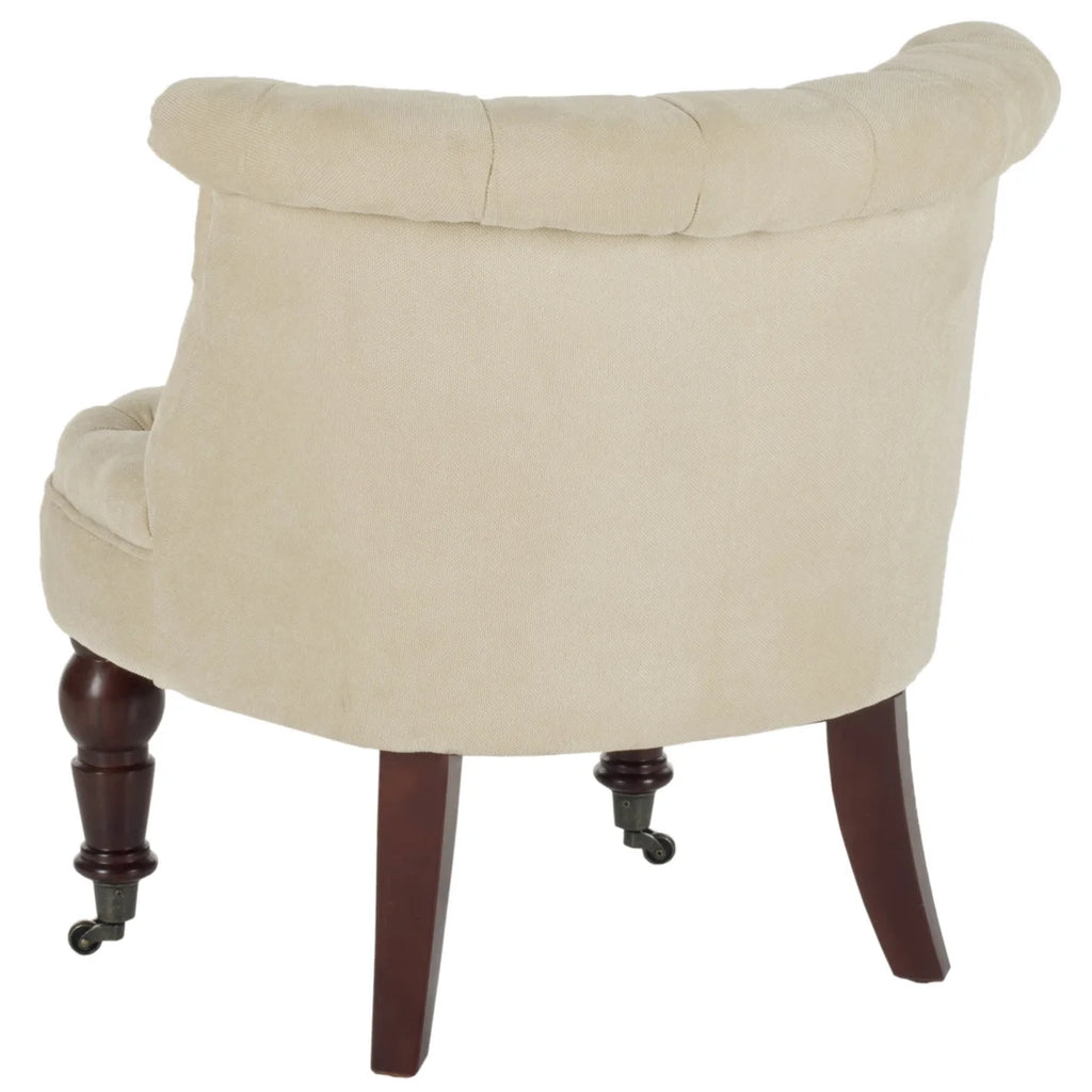 Tufted Chair Natural Cream R844824