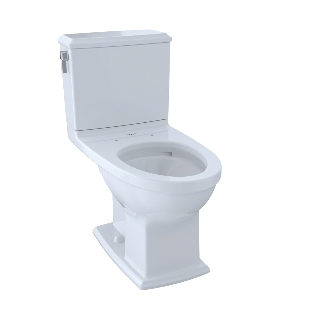 Cotton White Two-Piece Elongated Dual Flush Toilet H938