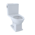 Cotton White Two-Piece Elongated Dual Flush Toilet H938