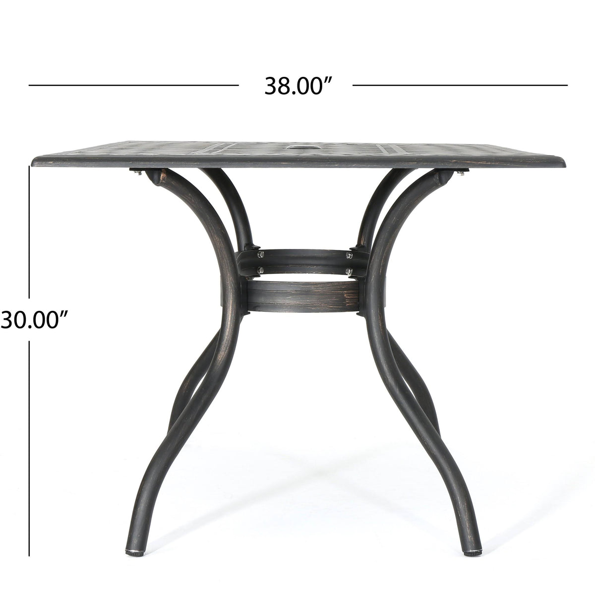 Cast Aluminum Rectangular Dining Table M2945