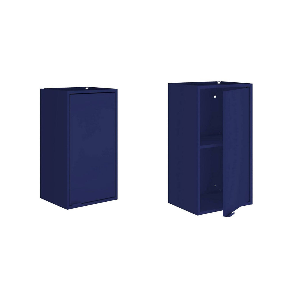 Blue 2-Piece Floating Cabinet V118