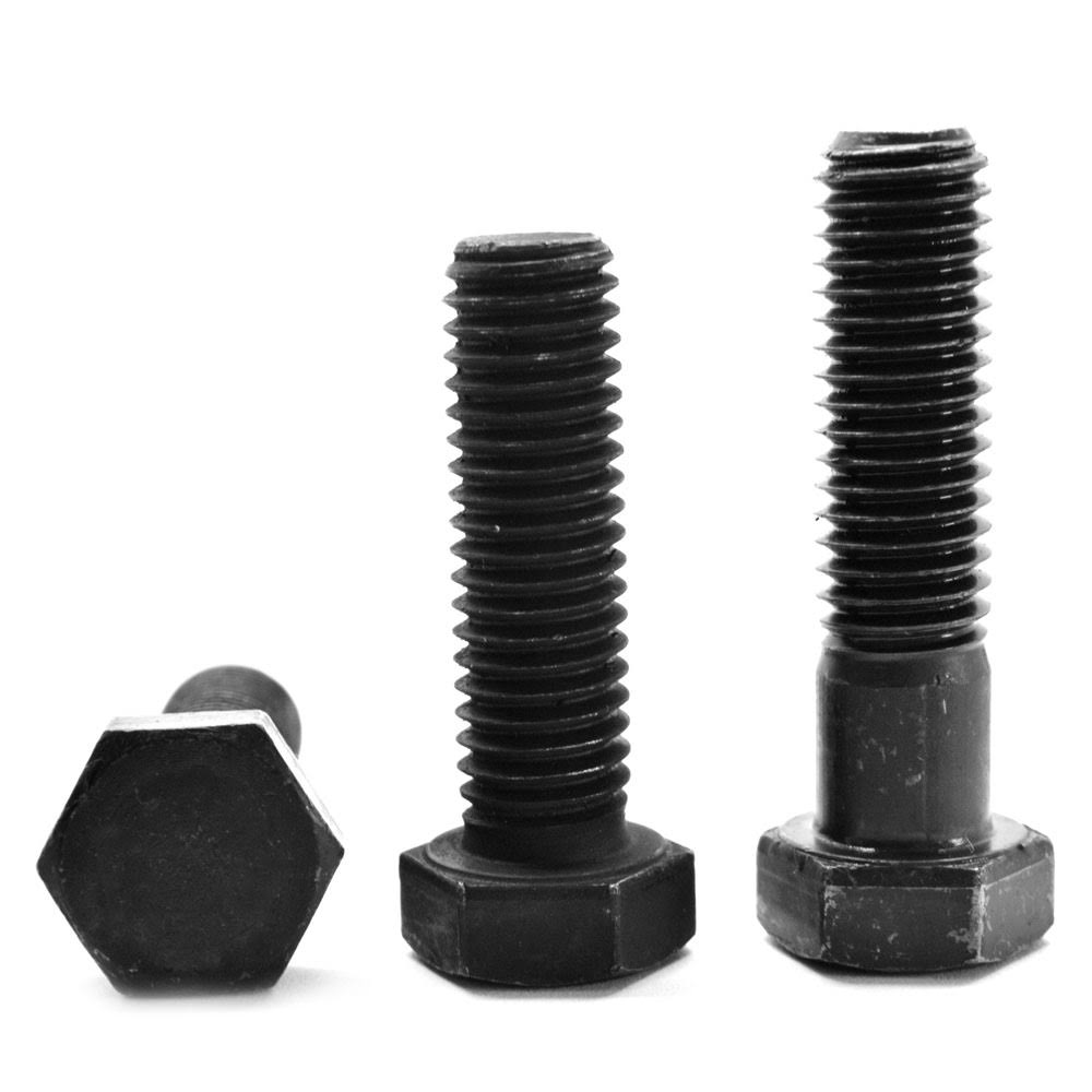 Coarse Thread Grade 5 Hex Cap Screw Medium Carbon Steel Black Oxide N37706