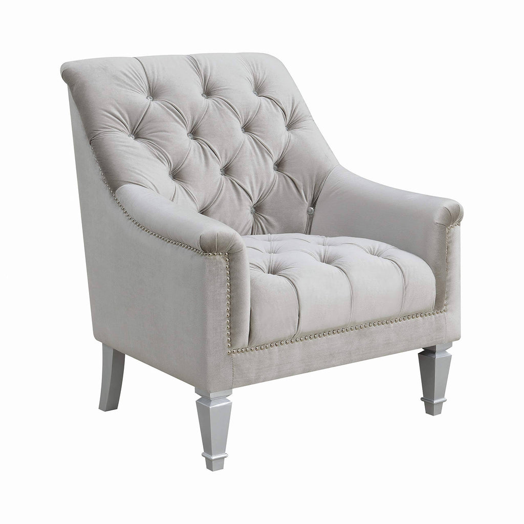 Grey Fabric Chair Y15092