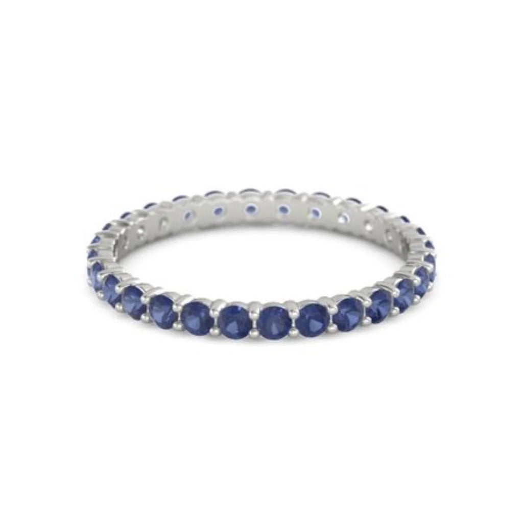 925 Sterling Silver Eternity Ring L529