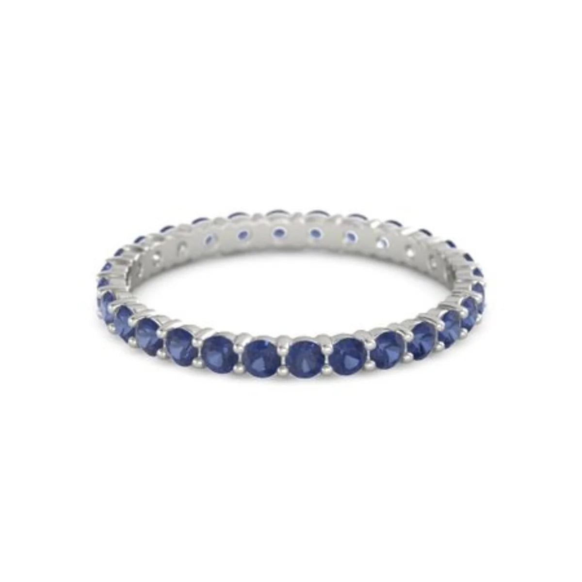 925 Sterling Silver Eternity Ring L529