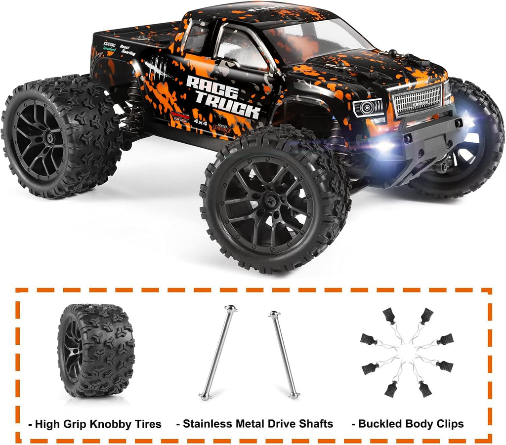 1:18 Scale 4X4 RC Monster Truck with 2 Batteries W175860
