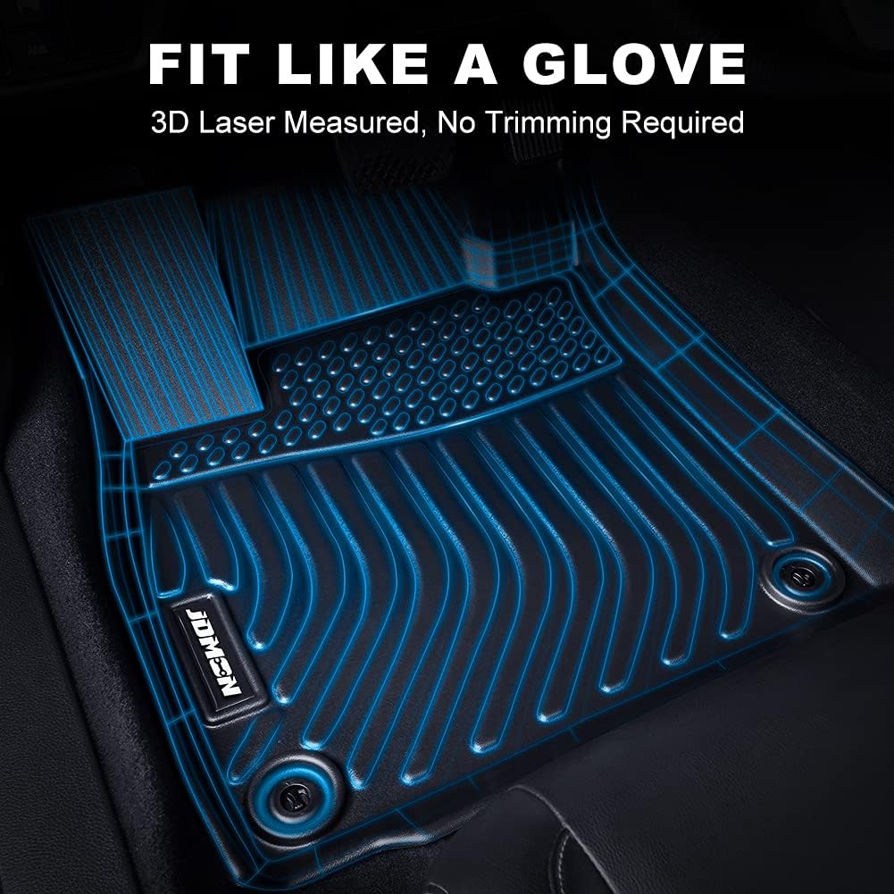 Black Custom Fit Car Floor Liner Set C87954