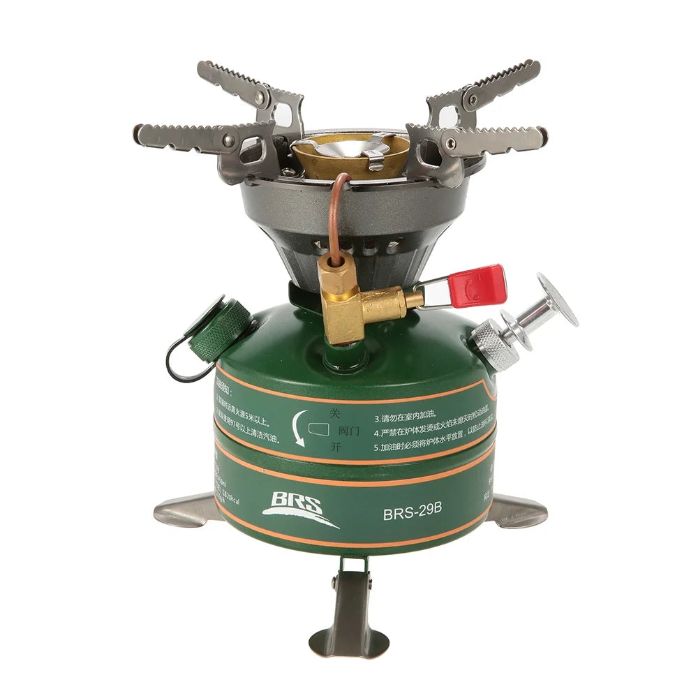 Portable Gasoline-burning Camping Furnace Cooker U853339
