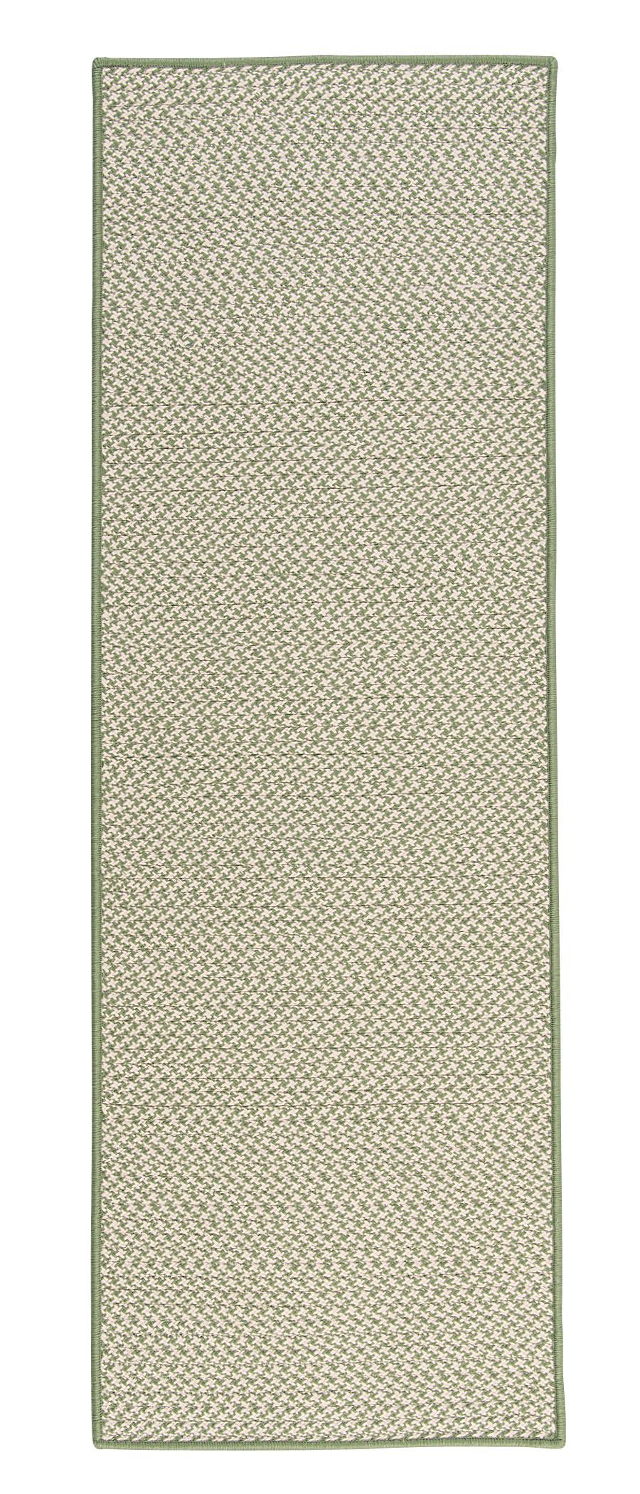 Moss Green Herringbone Runner B821241