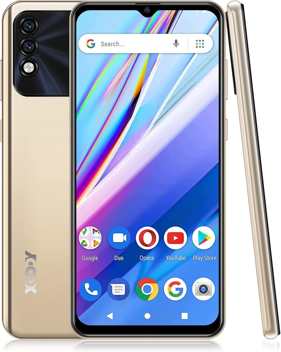 Unlocked 6.5 Inch 4G Dual SIM Smartphone (Blue) W5155
