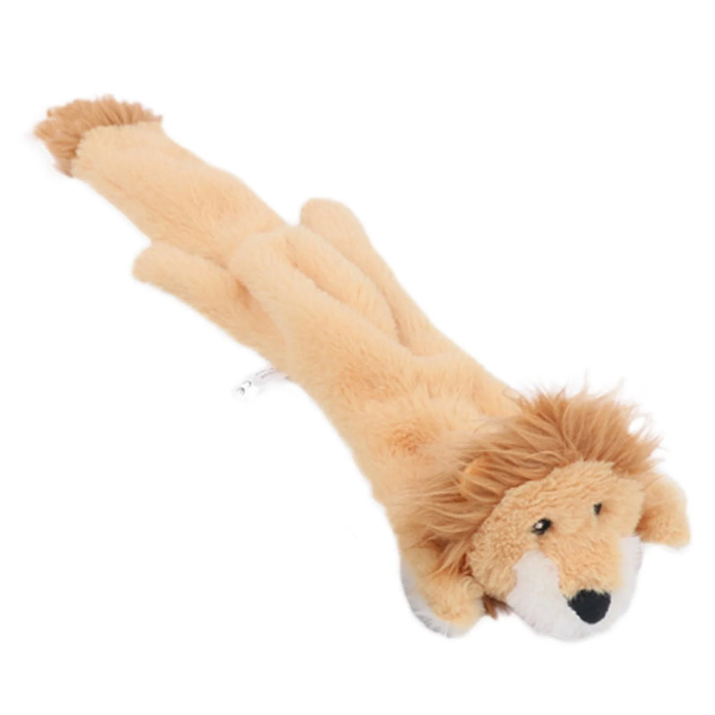 Unstuffed Squeaky Plush Dog Toys, Milk, Penguin Plush Toy A5659