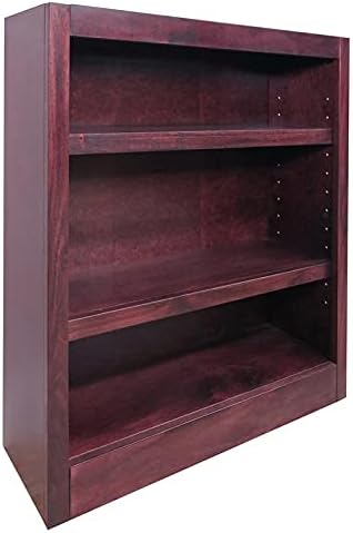 3-Shelf Wood Bookcase in Dry Oak X83133