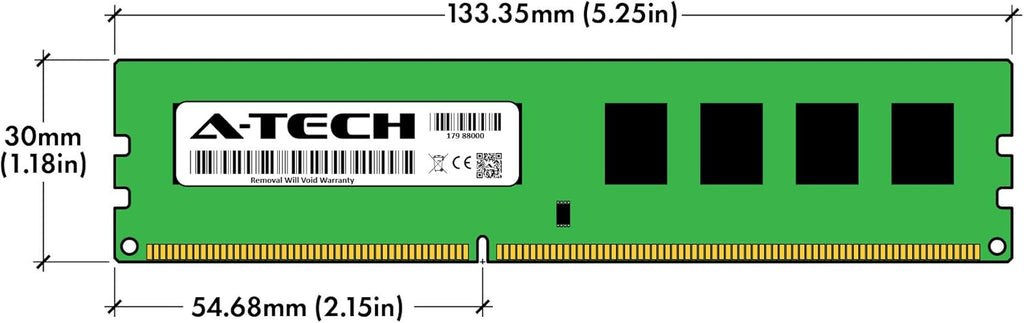16GB Kit (4x4GB) DDR3 1333 MHz PC3-10600 DIMM Desktop Computer Memory CL9 240-Pin UDIMM Non-ECC Unbuffered G685590