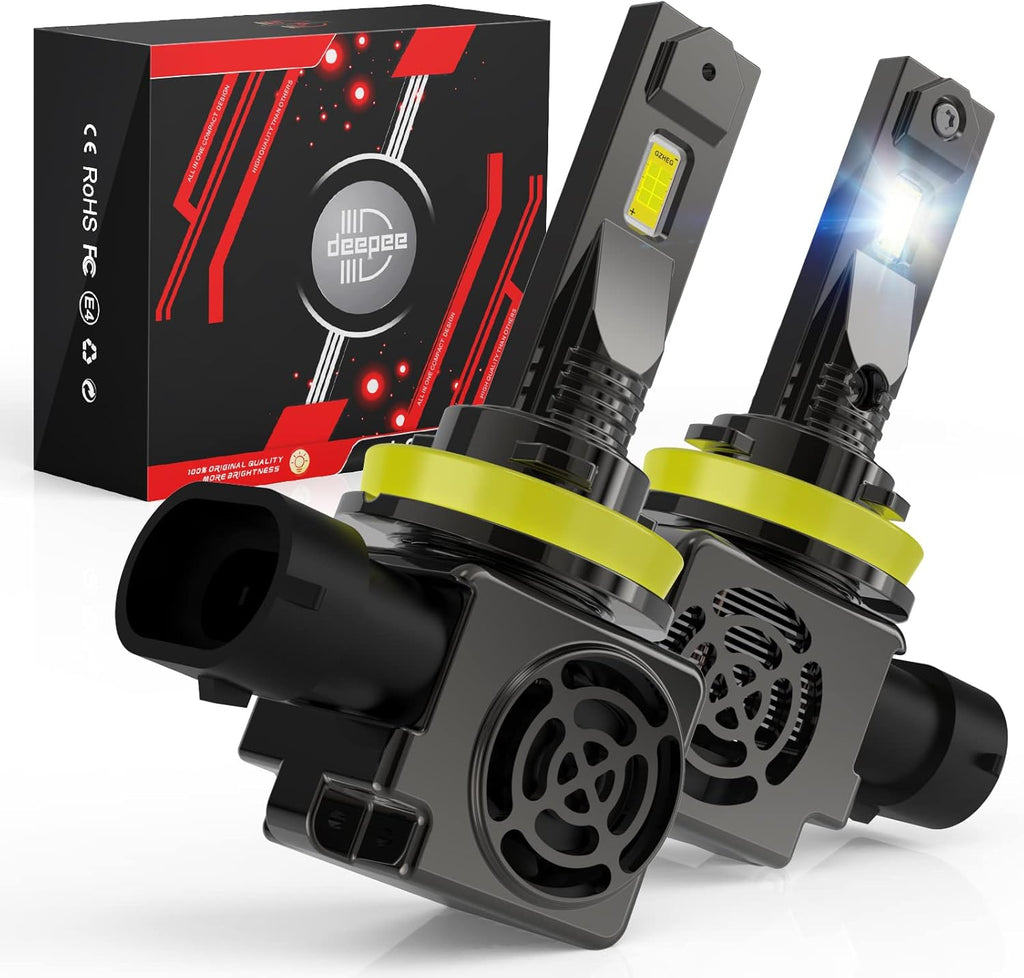 LED Headlight Bulb Conversion Kit 120W 20000LM 6500K Cold White Pack of 2 R384232