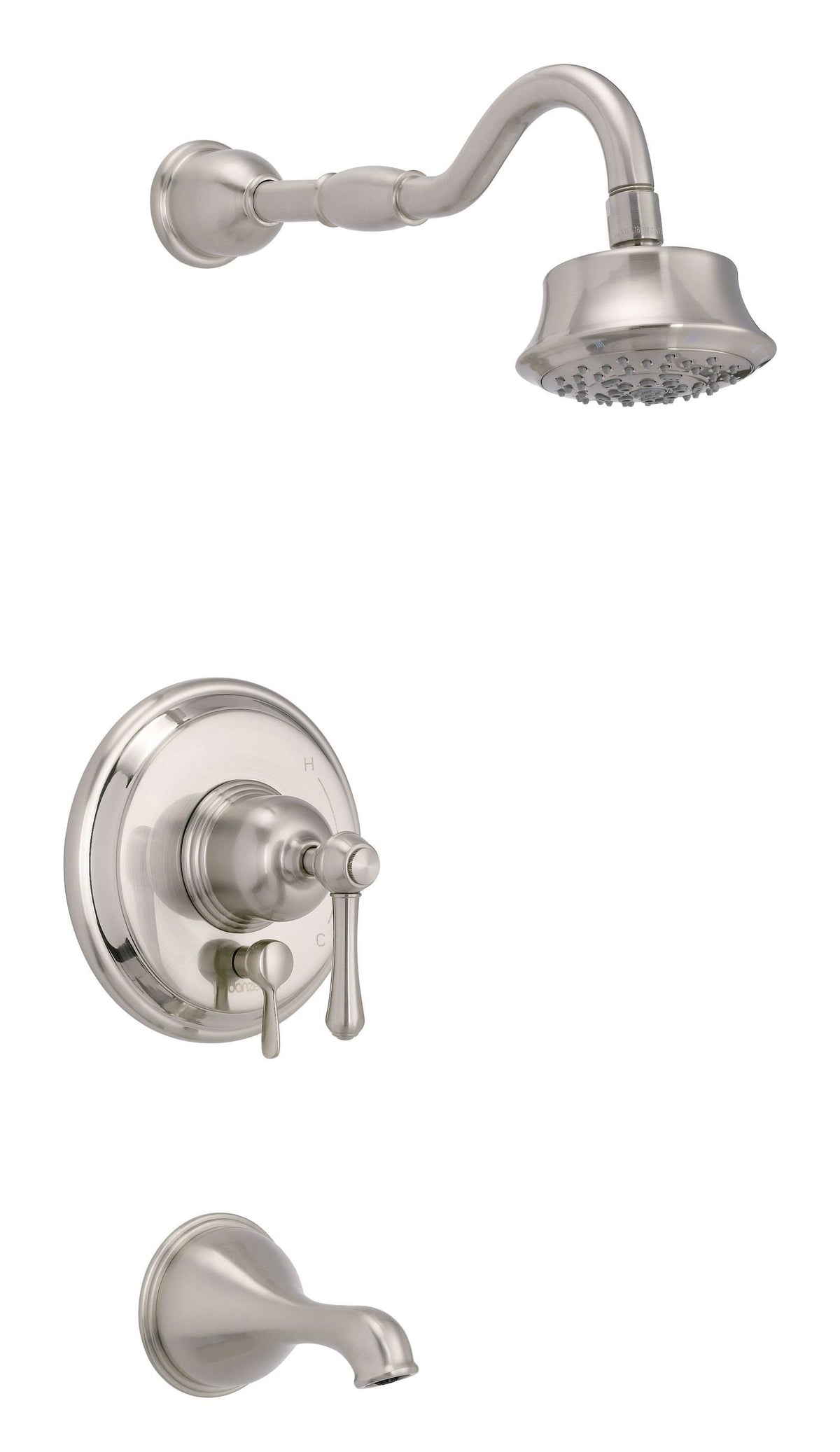 Brushed Nickel Tub Shower Trim Kit I911