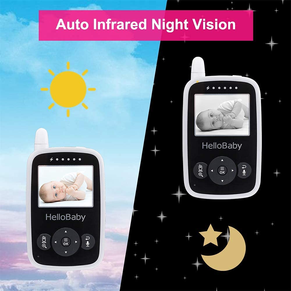 5 720P HD Video Baby Monitor with Camera and Audio N416