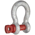 Galvanized Carbon Steel Screw Pin Anchor Shackle, 4-3/4 Ton Working Load Limit, 3/4 inch S811
