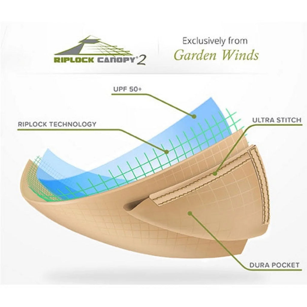Replacement Canopy Top and Side Netting Set for 10 x 12 Gazebo H745