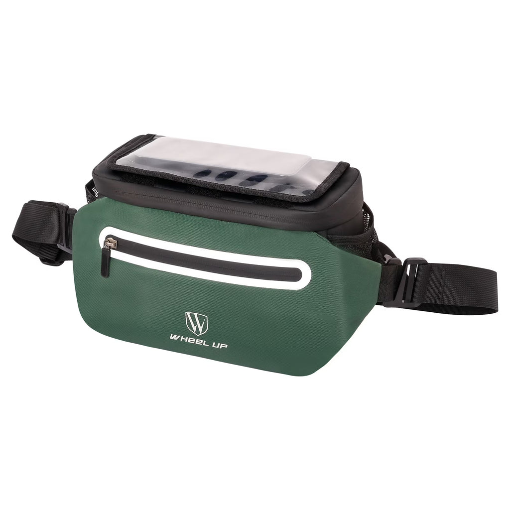 Large Front Storage Bike Handlebar Bag with Touchscreen Phone Holder O966807