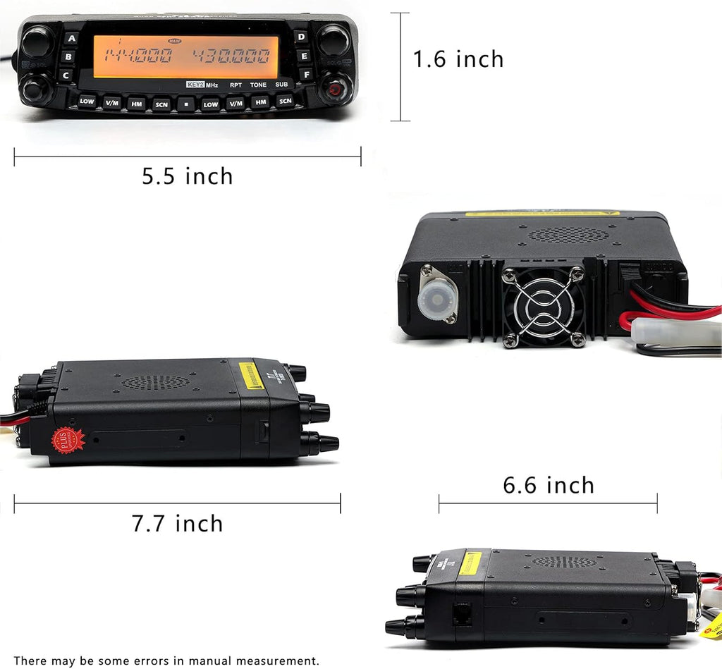 Quad Band 50W Mobile Transceiver Vehicle Radio T305