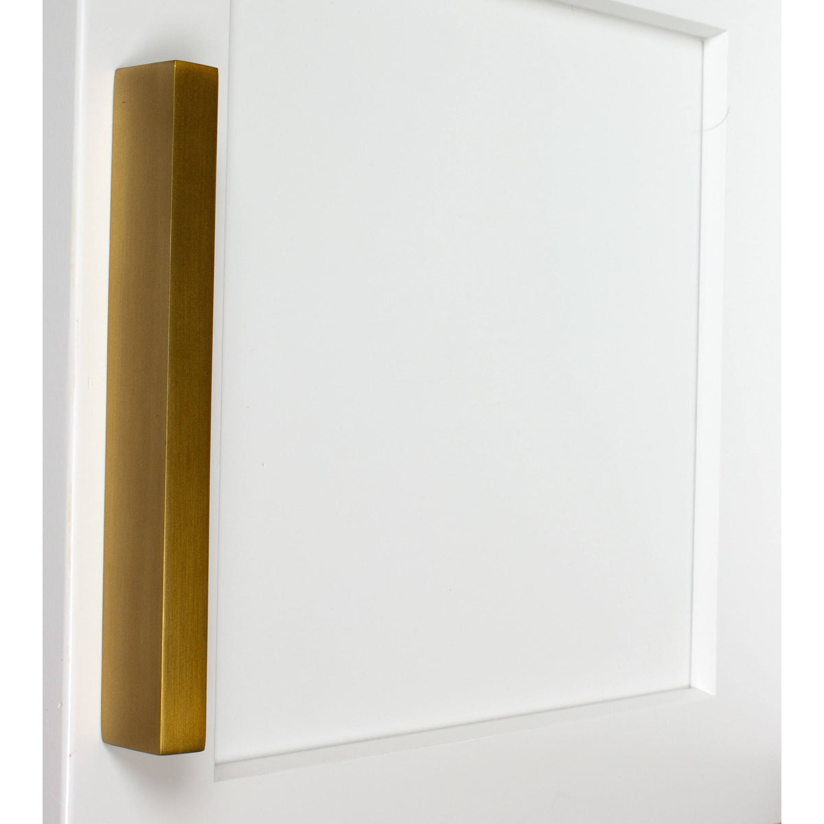 Satin Gold Contemporary Cabinet Finger Pulls (10-Pack) R619921