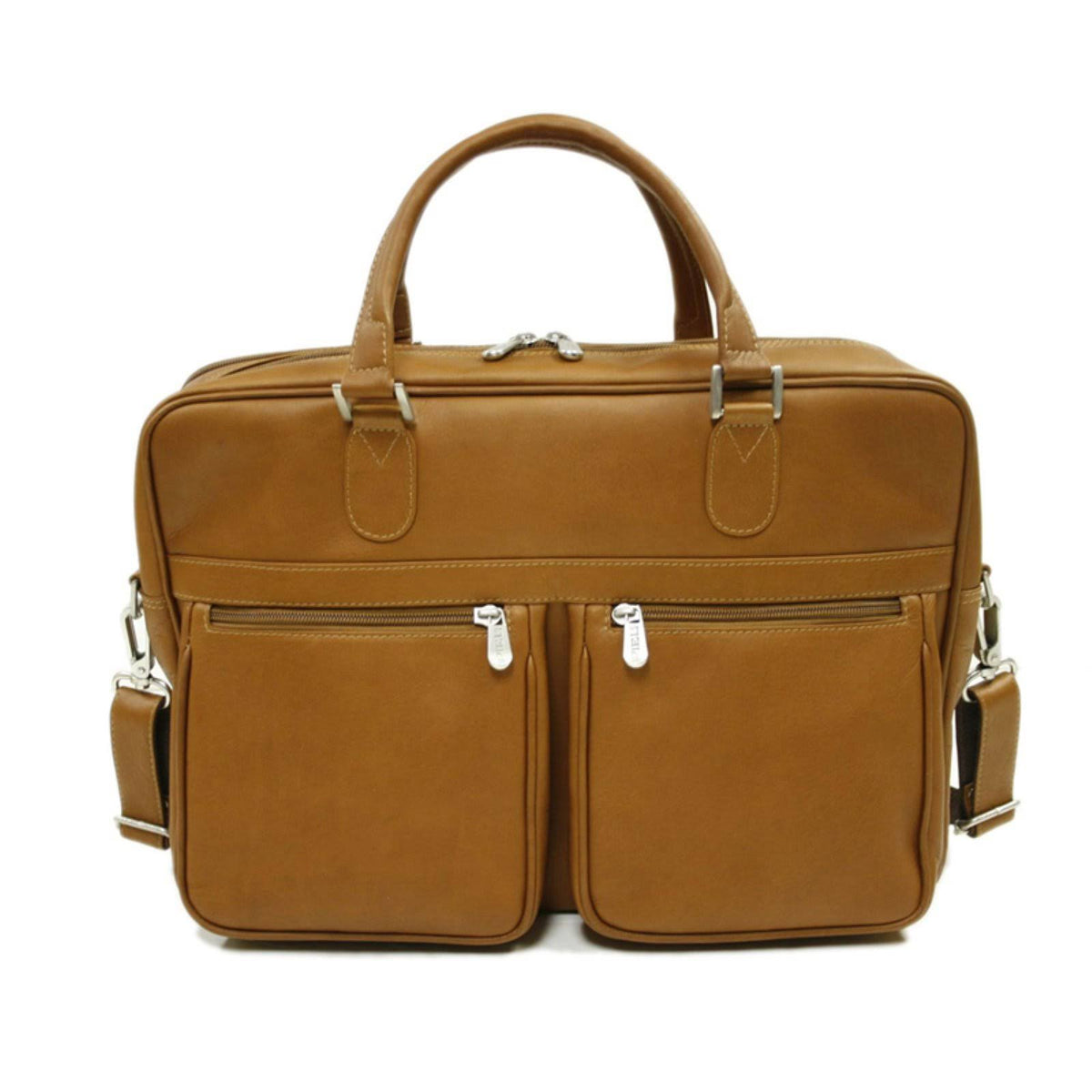 Saddle Leather Brief Overnighter L9206