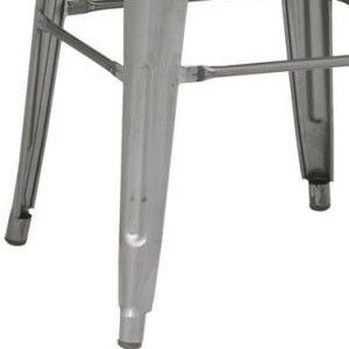 Antique Silver Bar Stool Set of 2 H929319