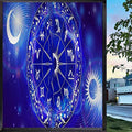 Astrology Blue Window Privacy Film, 17.7 in x 78.7 in B794